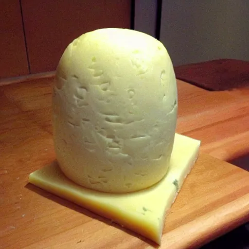 Prompt: cheese john cleese made out of cheese as a cheese