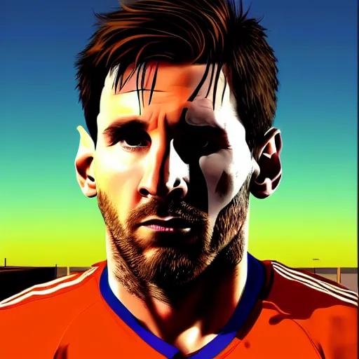 messi as giga chad, d & d, fantasy, portrait, highly, Stable Diffusion