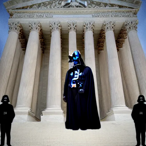 Prompt: Supreme Court Justice Darth Vader