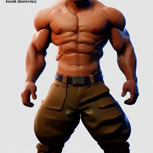 Prompt: bodybuilder jonesy from fortnite, au naturel, hyper detailed, digital art, trending in artstation, cinematic lighting, studio quality, smooth render, unreal engine 5 rendered, octane rendered, art style by klimt and nixeu and ian sprigger and wlop and krenz cushart