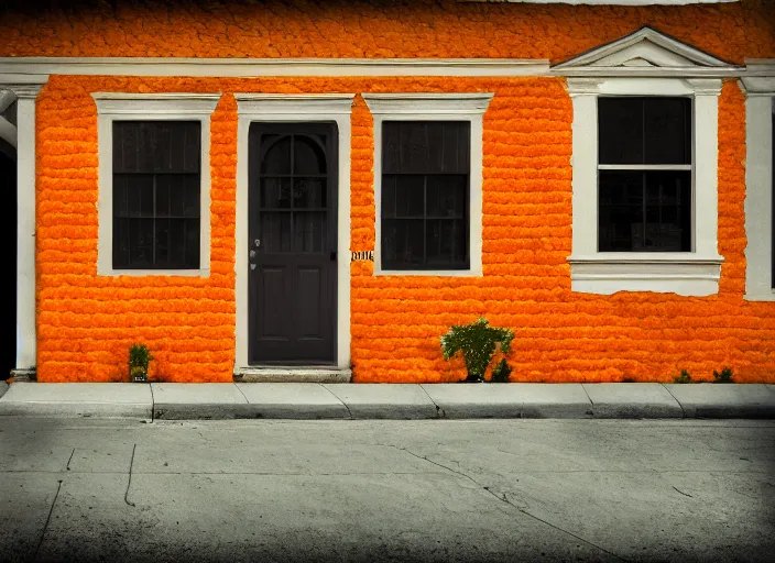 Image similar to cheeto house, photography, realistic