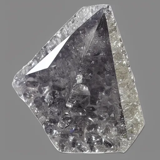 Prompt: stibnite quartz crystal