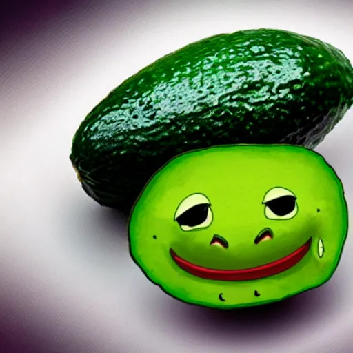 Image similar to jean - luc picard avocado hybrid