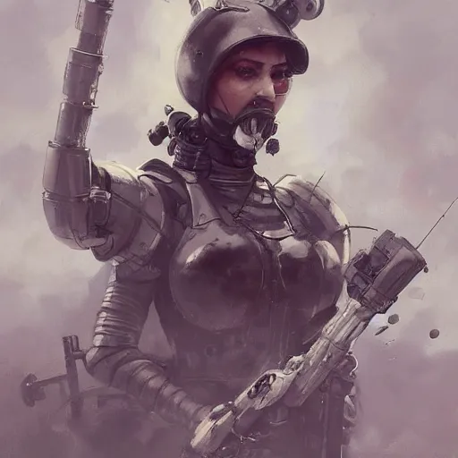 Image similar to painting of doctor ivo robotnik as a woman, epic, tragic, military art, fantasy, dieselpunk, hd shot, digital portrait, beautiful, artstation, comic style, by artgerm, guy denning, jakub rozalski, magali villeneuve and charlie bowater