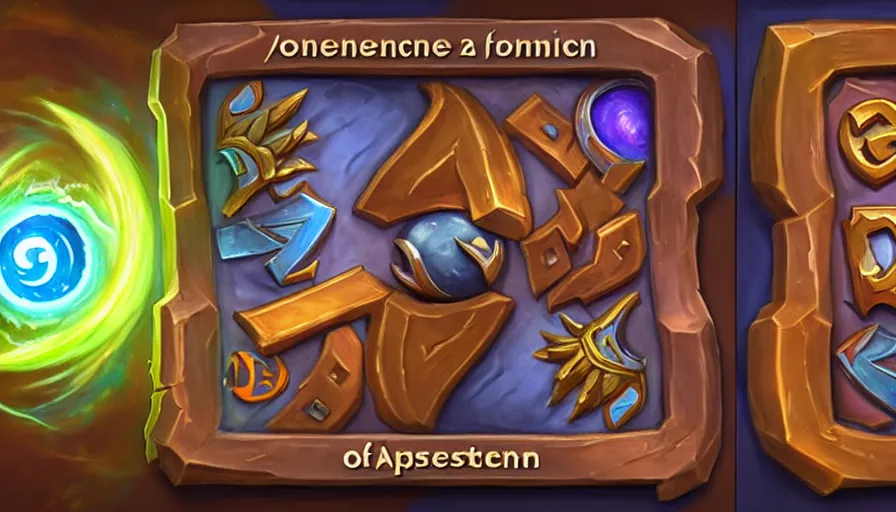 Image similar to the two complementary forces that make up all aspects and phenomena of life, from Hearthstone
