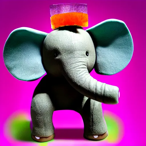 Image similar to photo of dancing elephant with tutu