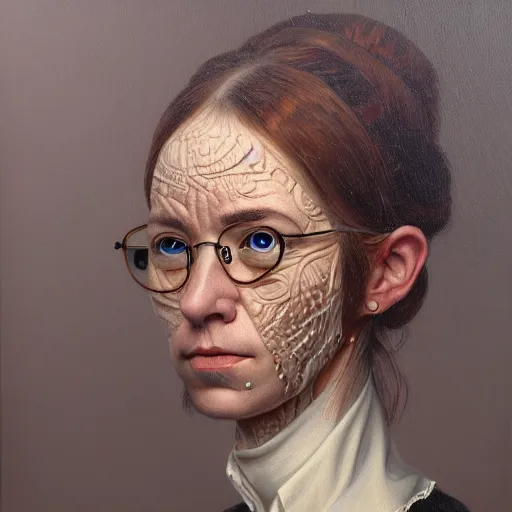 Image similar to highly detailed intricate masterpiece portrait painting of a scientist, award - winning, trending on artstation.