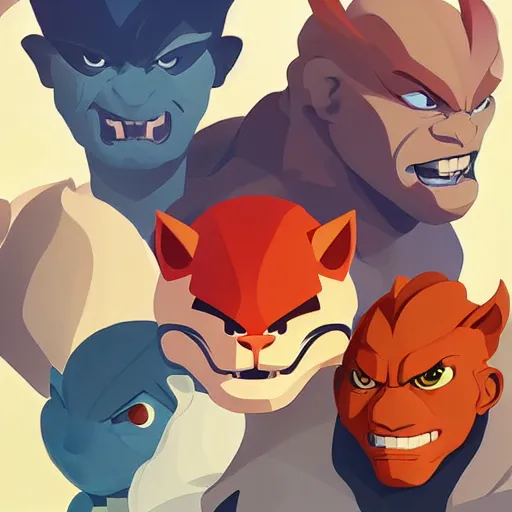 Image similar to face icon stylized minimalist thundercats, loftis, cory behance hd by jesper ejsing, by rhads, makoto shinkai and lois van baarle, ilya kuvshinov, rossdraws global illumination