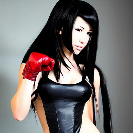 Image similar to tifa lockhart by mingchen shen