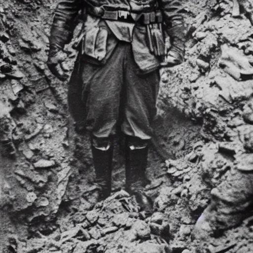 Image similar to world war i photo of batman in the trenches