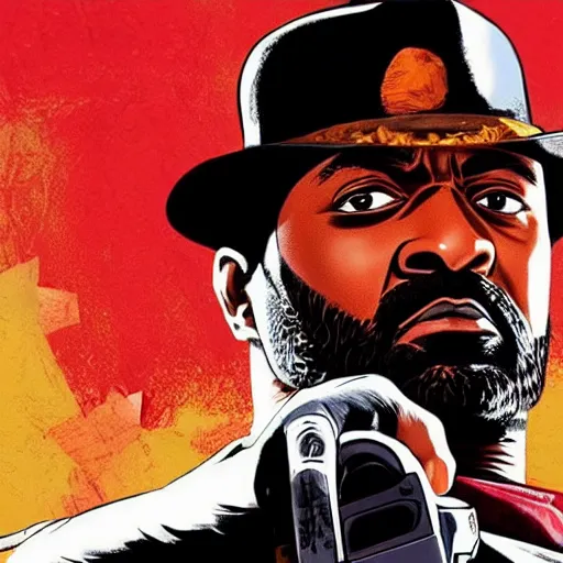 Image similar to Ghostface in red dead redemption 2 4K detail