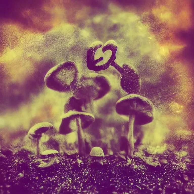 Image similar to double exposure of love, symbols of live, explosion, love is the most relevant theme, love is infinity, love is begin of all, 8 k resolution, artistic mode, artistic, trending on instagram, long exposure, love art, serious, fantasy and dreams vibes, mushrooms style and macro style, spawn, spruce vibes