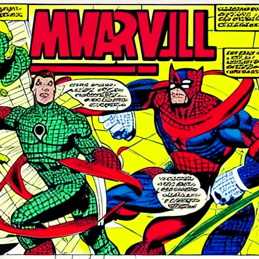 Prompt: A Marvel comic book page drawn by John Byrne