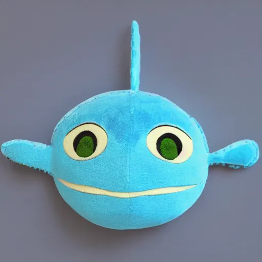 Image similar to a flounder plush doll