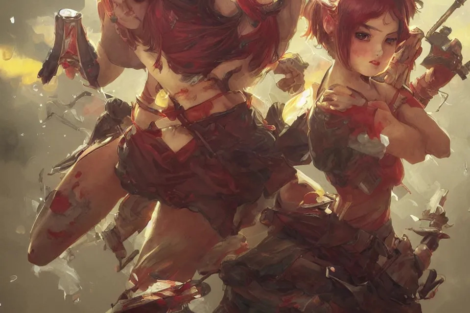 Prompt: bloody battle between two pikachu, highly detailed, digital painting, artstation, concept art, smooth, sharp, focus, illustration, art by artgerm and greg rutkowski and alphonse mucha