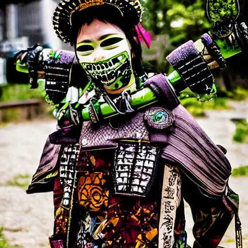 Image similar to acidpunk samurai