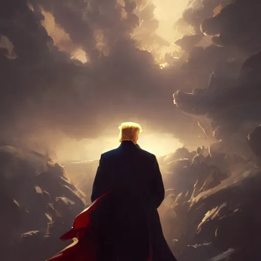 Image similar to donald trump, dramatic lighting, cinematic, establishing shot, extremly high detail, photorealistic, cinematic lighting, artstation, style by greg rutkowski