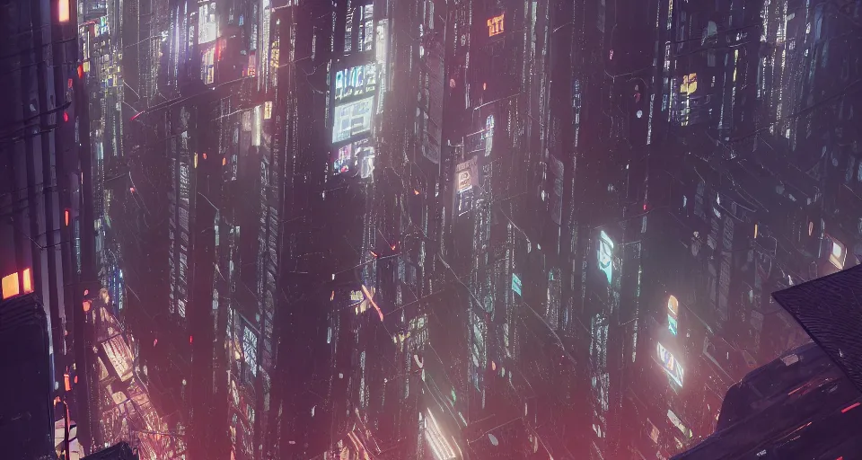 Image similar to a woman standing on the top of a building in a cyberpunk city, nighttime, raining, intricate artwork by Tooth Wu and wlop and beeple, octane render, hyper realism, 8k