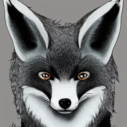 Image similar to Furry portrait of a fox, center framing, furry art, furry fandom, furaffinity