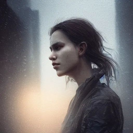 Image similar to gelgamish in real life, face centered portrait, Confident, fog, rain, volumetric lighting, beautiful, golden hour, sharp focus, ultra detailed, cgsociety by Leesha Hannigan, Ross Tran, Thierry Doizon, Kai Carpenter,Ignacio Fernández Ríos