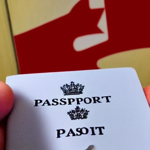 Prompt: photo of Justin Trudeau’s passport