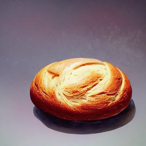 Prompt: A bread with jam on it, award winning photograph, artstation, incredible quality, hyperrealistic,