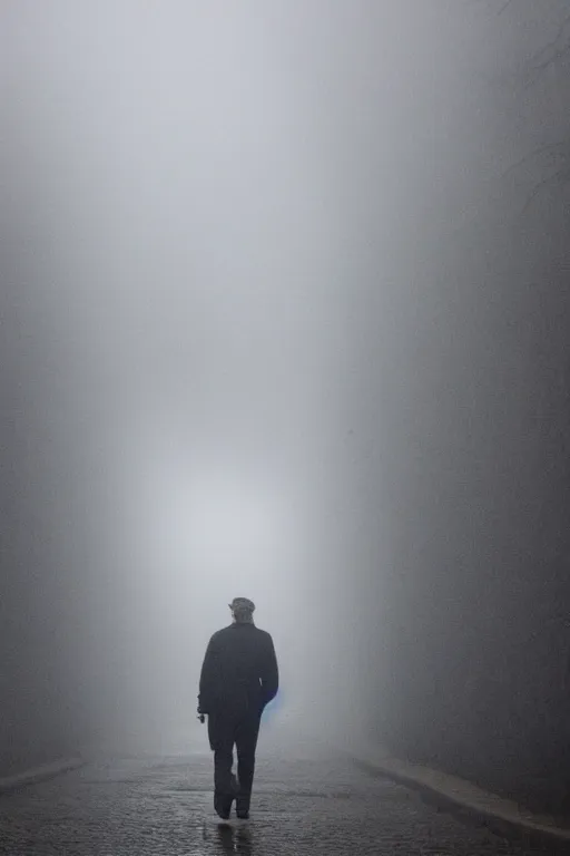 james sunderland walking down a dark foggy alley | Stable Diffusion ...