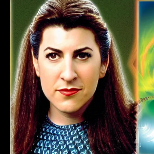 Prompt: Mayim Bialik as Jadzia Dax star trek Deep Space Nine