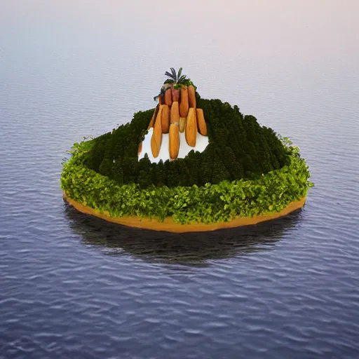 Image similar to floating island