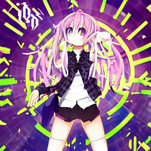 Image similar to box art for a new vocaloid