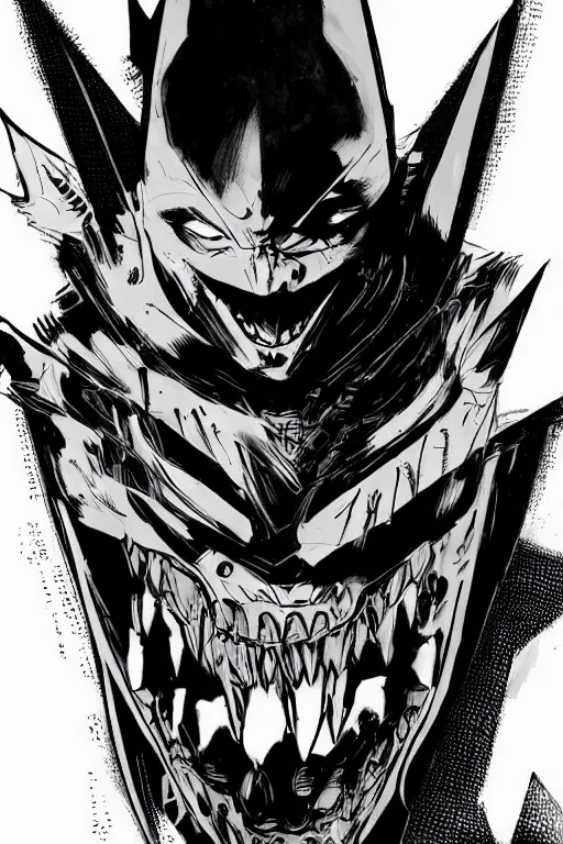 Image similar to the batman who laughs, comic strip style, dynamic lighting, fantasy concept art, trending on art station, stunning visuals, creative, cinematic, portrait, ultra detailed