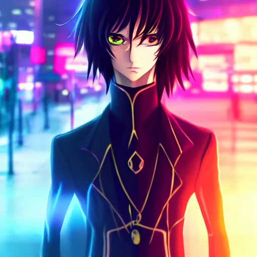 Steam Workshop::Code Geass Lelouch in HD 4K with eye and particles