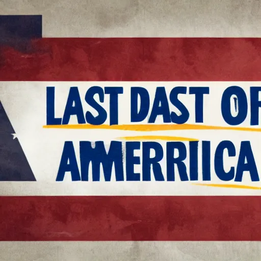 Prompt: last days of America