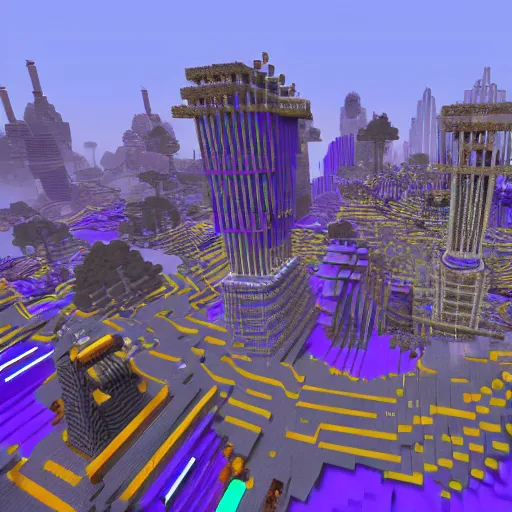 minecraft future city map