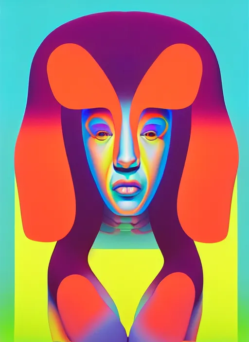 Image similar to beautiful woman vibes by shusei nagaoka, kaws, david rudnick, airbrush on canvas, pastell colours, cell shaded!!!, 8 k