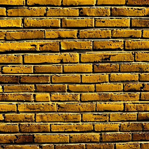 Prompt: yellow painted brick texture