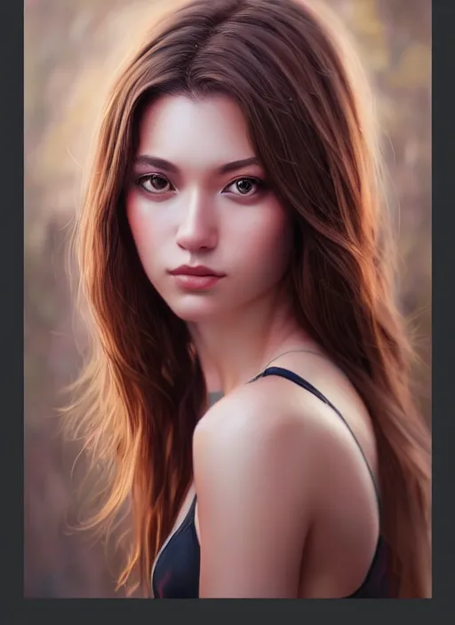 Image similar to photo of a gorgeous young woman in the style of stefan kostic, realistic, sharp focus, 8k high definition, insanely detailed, intricate, elegant, art by stanley lau and artgerm