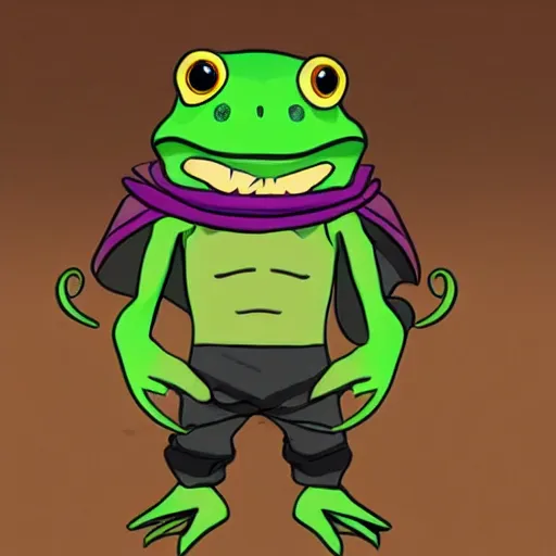Image similar to pirate frog : a league of legends character designed by kanye west