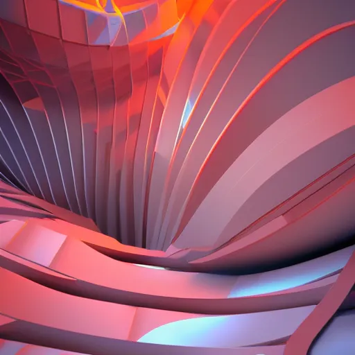 Image similar to abstract 3 d glossy shapes, fluctuating morphing geometric shapes, vray render, epic composition