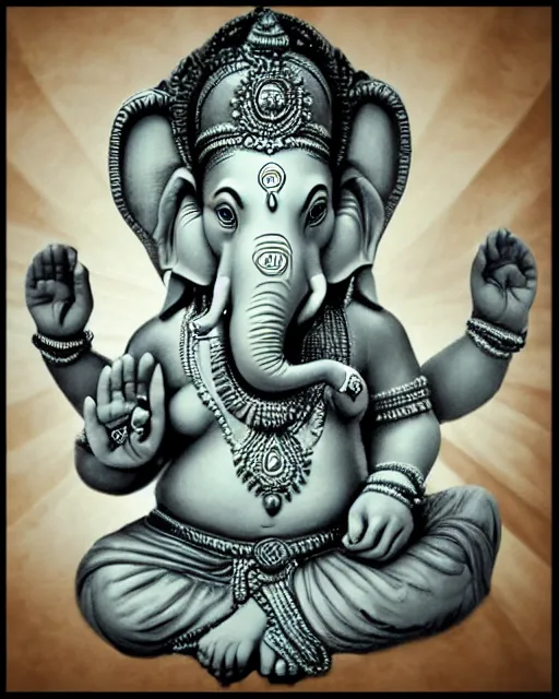 Prompt: photorealistic ganesh