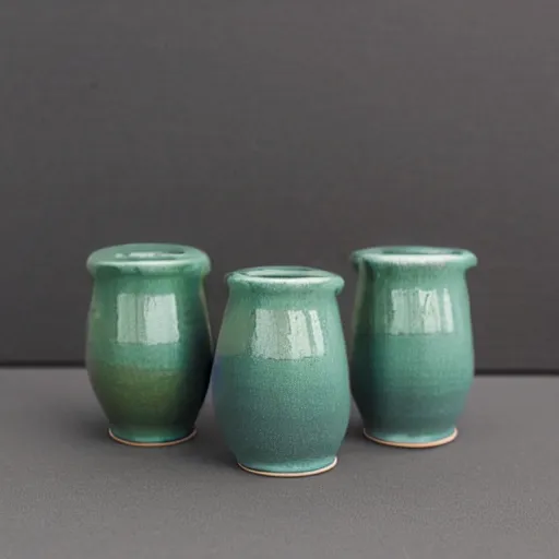 Prompt: ceramic set designed by kemgo kuma