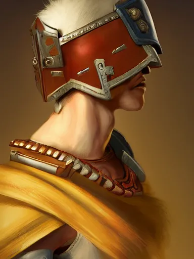Image similar to a warry warrior with bandages on the head. intricate, elegant, highly detailed, digital painting, artstation, concept art, sharp focus, illustration, by justin gerard and artgerm, 8 k