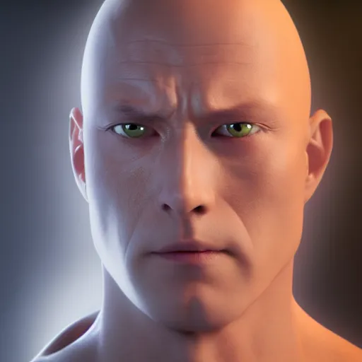 Image similar to ultra realistic portrait of saitama, octane render