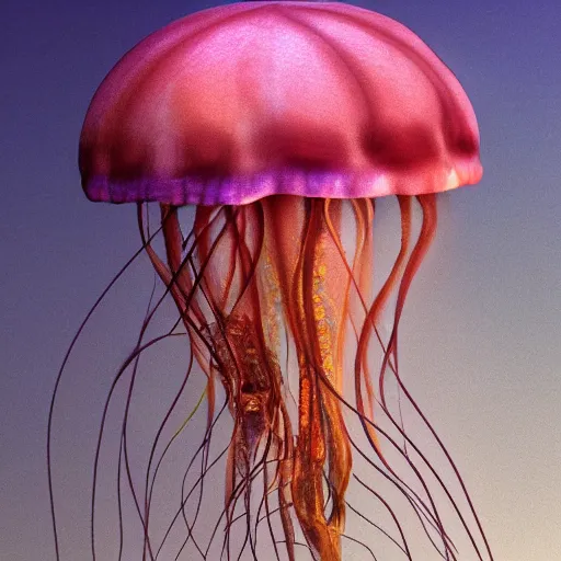 Image similar to jellyfish / human hybrid, hyper realistic, 4 k photograph