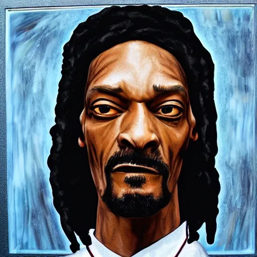 Prompt: snoop dog portrait screaming dementia creepy scary nightmare yelling horrifying, detailed, award winning,