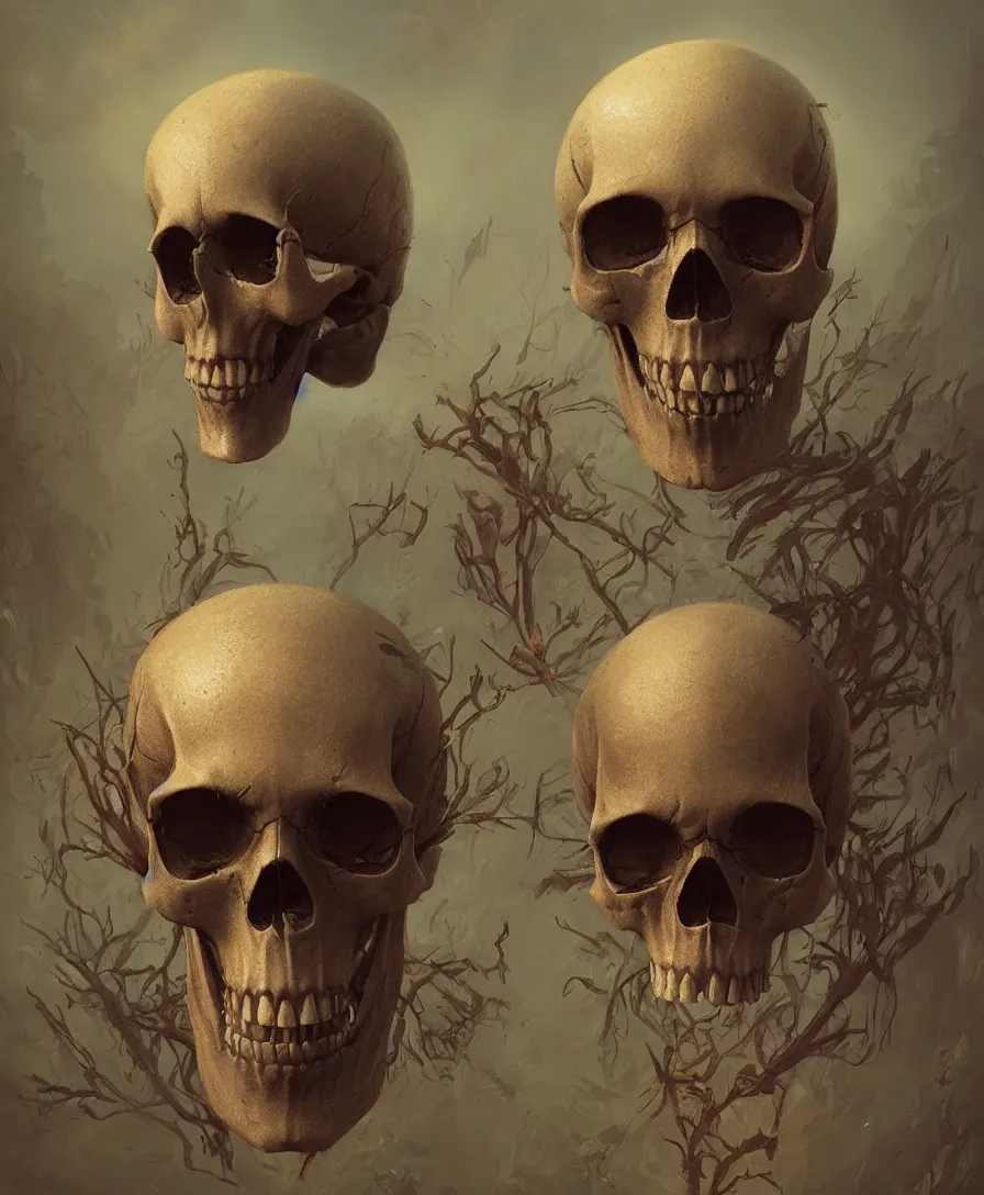 Prompt: portrait skull talking, illustrated by simon stalenhag and gaston bussiere, intricate, ultra detailed, photorealistic, vibrante colors, colorful, trending on artstation, 4 k, 8 k