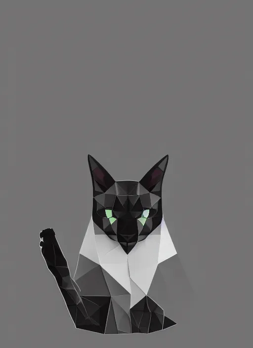 Prompt: a cat inventing a nuclear weapon, low poly, medium shot, low-key lighting, Steampunk style, dreary, gloomy, trending on behance, 4k, Award Winning, Photorealistic, sharp