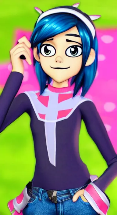 Image similar to Marinette from Miraculous ladybug