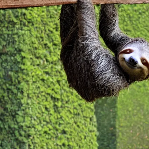 Image similar to sloth with a gun