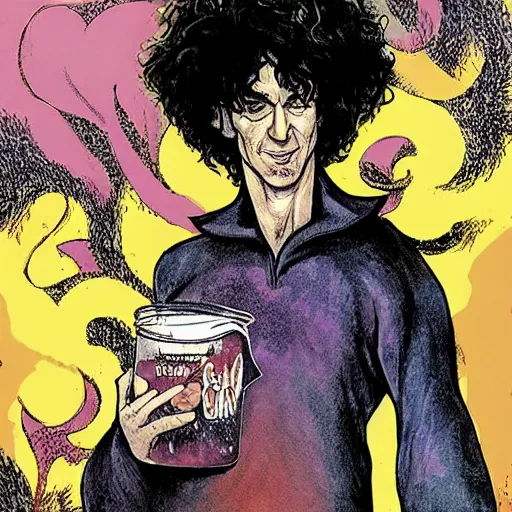 Prompt: neil gaiman's sandman